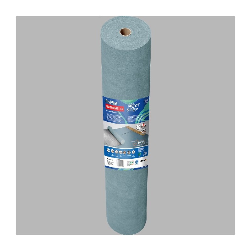 FixMat Extreme 1.5 subfloor mat pum with moisture barrier FixMat Extreme 1.5 subfloor mat pum with moisture barrier
