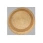 Rond vloerkleed kokos diameter 90 cm kleur naturel