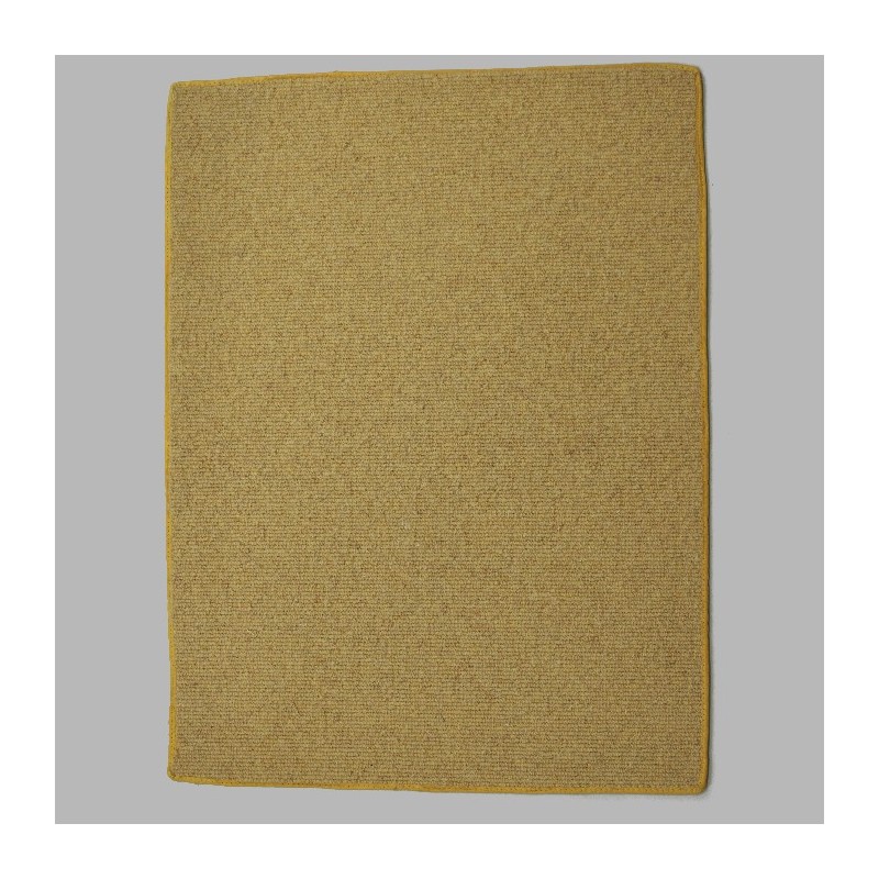 Beige mat met jute rug 55 x 73 cm