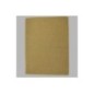 Beige mat met jute rug 55 x 73 cm