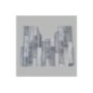 toiletmat  blauw hout 65 x 50 cm
