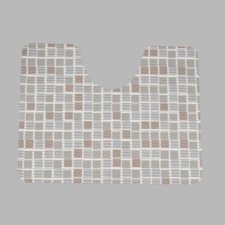 toiletmat  blokje 65 x 50 cm