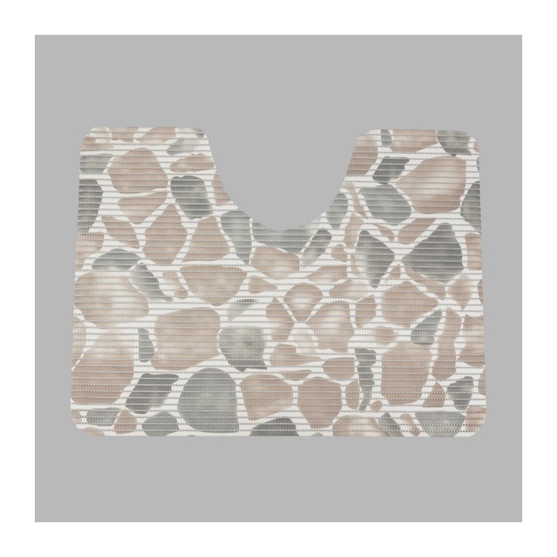 toiletmat  stenen  65 x 50 cm