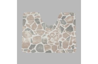 toiletmat  stenen  65 x 50 cm