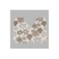 toiletmat bloemen  65 x 50 cm