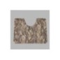 toiletmat  bruin gemarmerd 65 x 50 cm