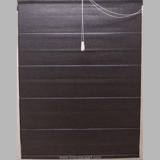 Pliable systeme rideau noir h 155 x br 120 cm.