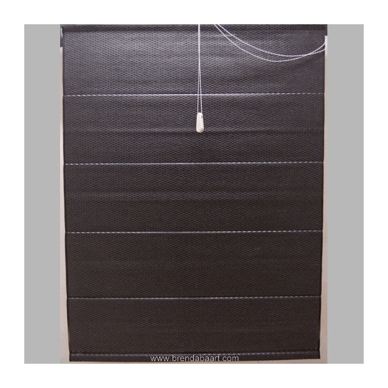 Pliable systeme rideau noir h 155 x br 120 cm.
