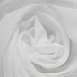 sheer fabric white different heights