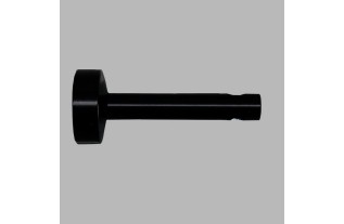 Tringle à rideaux pour rail complet 20 mm noir en différentes longueurs