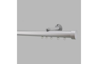 Tringle à rideaux pour rail complet 28 mm aluminium différentes longueurs