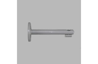Complete railroede 28 mm kleur aluminium in verschillende lengtes