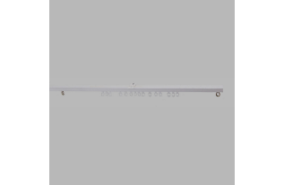 Rails de rideaux complets U-rail couleur blanc en différentes longueurs