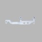 Glisseur chevauchement rail de rideau blanc 2 pcs