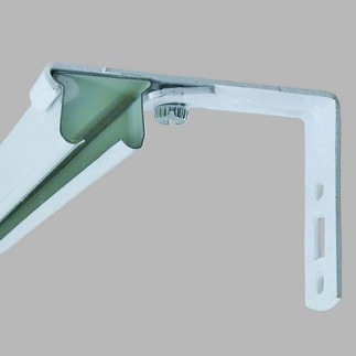 Curtain tracks support with clamp function 6 cm long