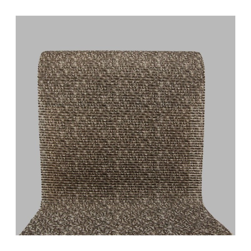 Tapis antidérapant 65 cm de large couleur marron édité