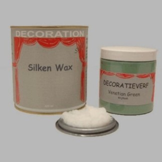 Silken wax (400ml) en krijtverf Venetian Green(250ml)