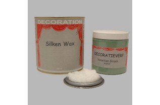 Silken wax (400ml) en krijtverf Venetian Green(250ml)