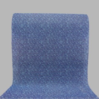 antislipmat 65 cm breed kleur blauw bewerkt