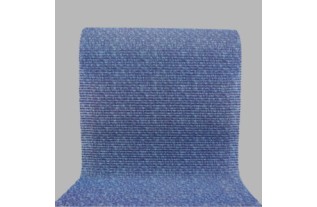 antislipmat 65 cm breed kleur blauw bewerkt