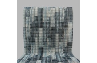 Tapis antidérapant 65 cm de large couleur bois bleu