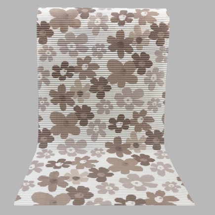 antislipmat 65 cm breed bloemetjes