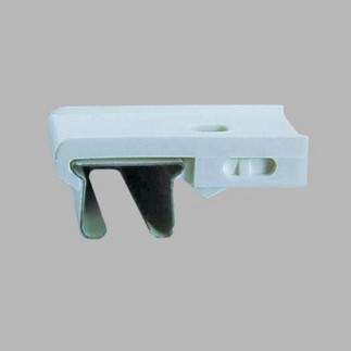 Clips plafond smartclick rail de rideau plastique blanc