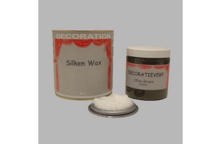 Silken wax (400ml) en krijtverf Olive Green(250ml)