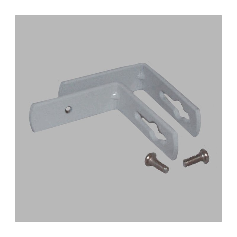 Supports for curtain tracks color white length 5 - 15 - 20 cm per piece