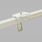 Supports for curtain tracks color white length 5 - 15 - 20 cm per piece