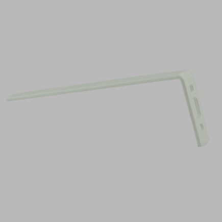 Distance wall brackets for curtain tracks white 20 cm long per piece