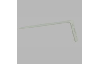 Distance des supports muraux pour rail de rideau blanc longeur 20 cm par pièce
