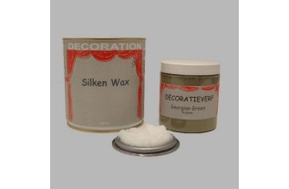 Silken wax (400ml) en krijtverf Georgian Green(250ml)