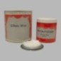 Silken wax (400ml) en krijtverf Medici Red(250ml)