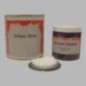 Silken wax (400ml) en krijtverf Black Lily(250ml)