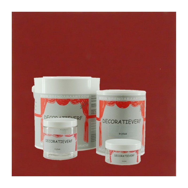 DECORATION PAINT CARMINE RED