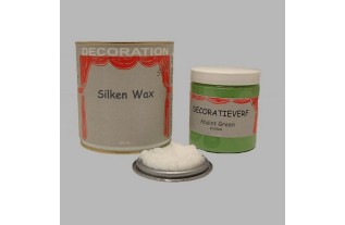 Silken wax (400ml) en krijtverf Absint Green(250ml)