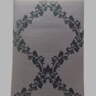 Behang damast classic zwart