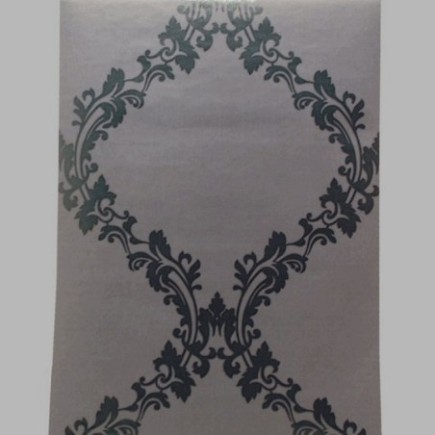 Behang damast classic zwart