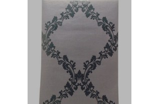 Behang damast classic zwart