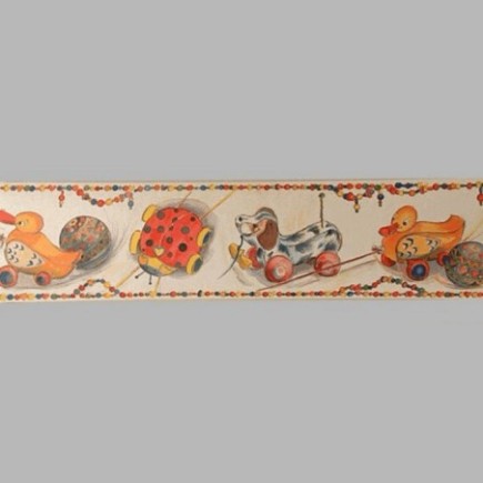 behangrand speelgoed wagentjes en kralen 18 cm x 5 meter