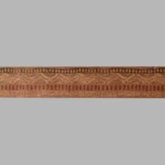 behangrand Prehistorie bruin getint 13 cm x 5 meter