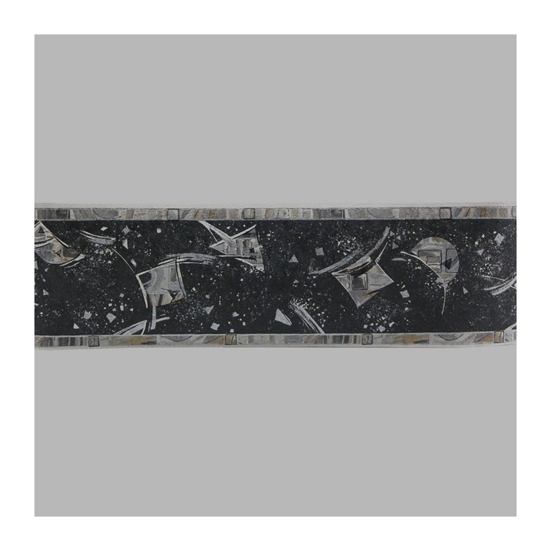 behangrand space zilver en goud 13 cm x 5 meter