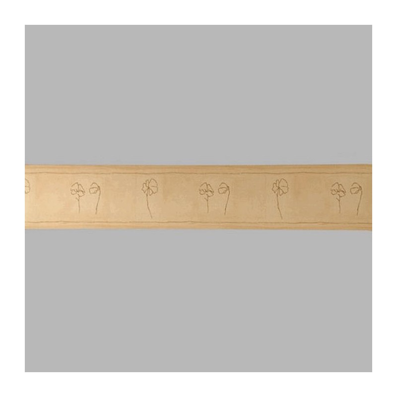 behangrand licht bruin ornamenten 13 cm x 5 meter