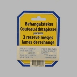 reserve mesjes behang afsteker