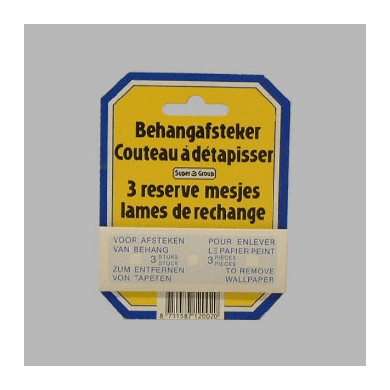 reserve mesjes behang afsteker