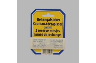 reserve mesjes behang afsteker