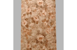 Retro Behang met Bloemenmotief