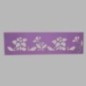bloemen glorie sjabloon kleur paars 12.5 x 45 cm