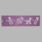 baby spullen sjabloon kleur paars 12.5 x 45 cm